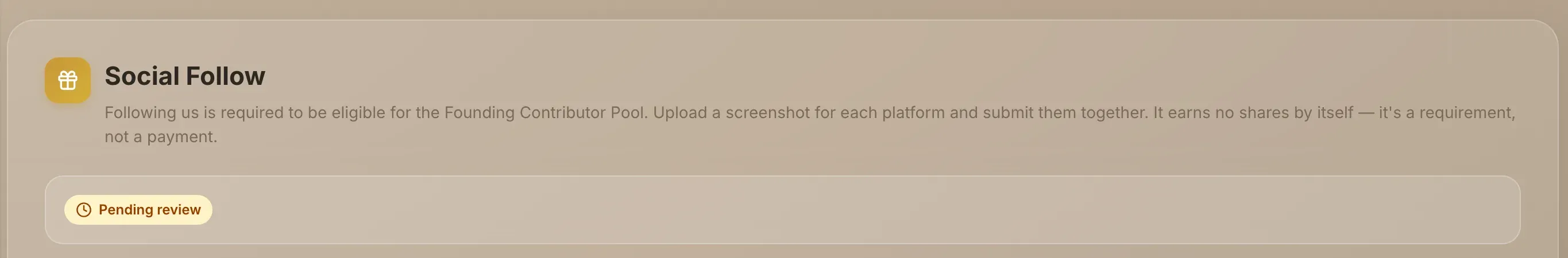 A proof waiting for review